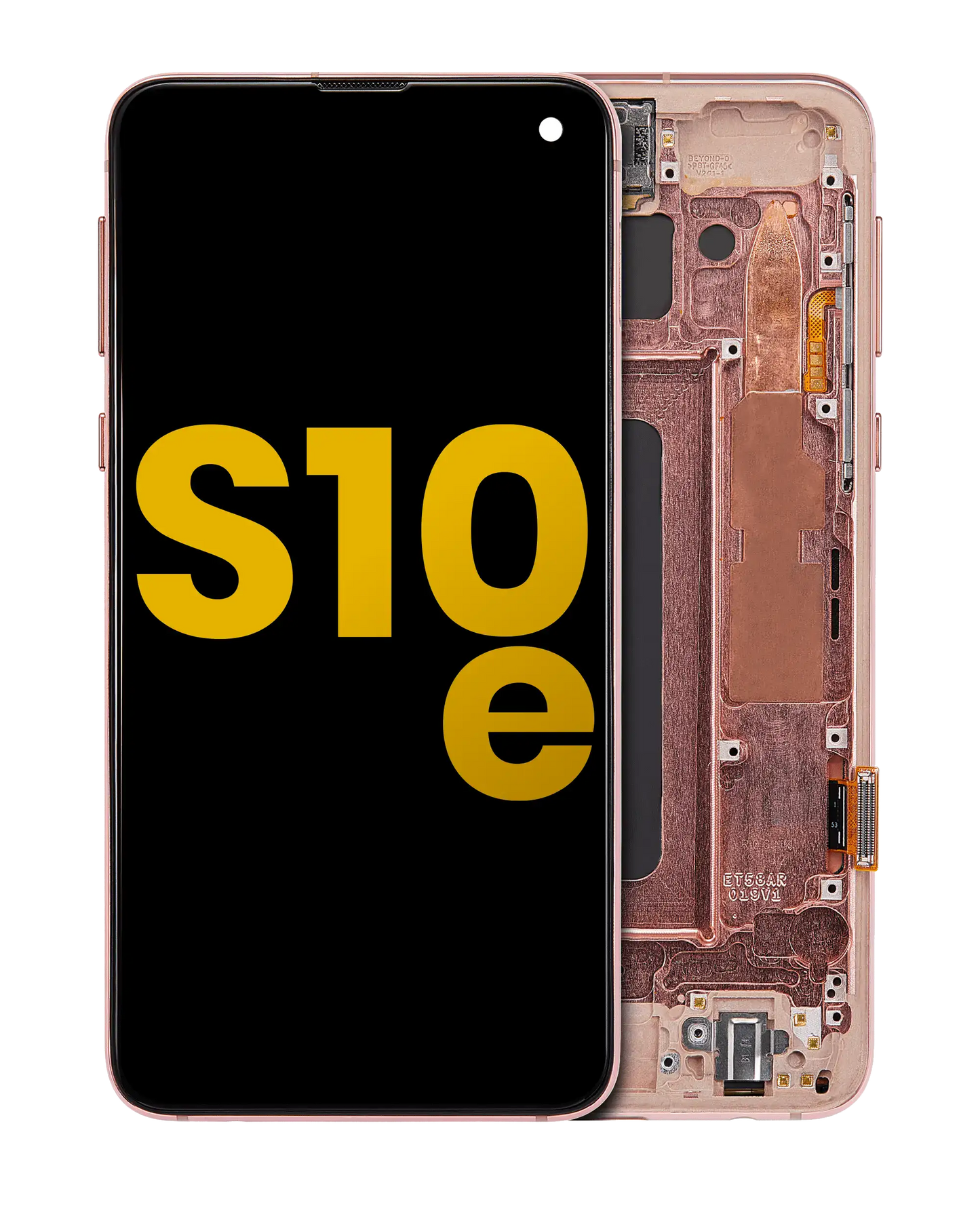 OLED Assembly With Frame For Samsung Galaxy S10E (Refurbished) (Flamingo Pink)