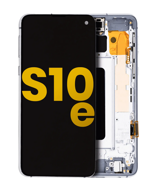 OLED Assembly With Frame For Samsung Galaxy S10E (Refurbished) (Prism White)
