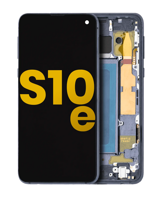 OLED Assembly With Frame For Samsung Galaxy S10E (Refurbished) (Prism Black)