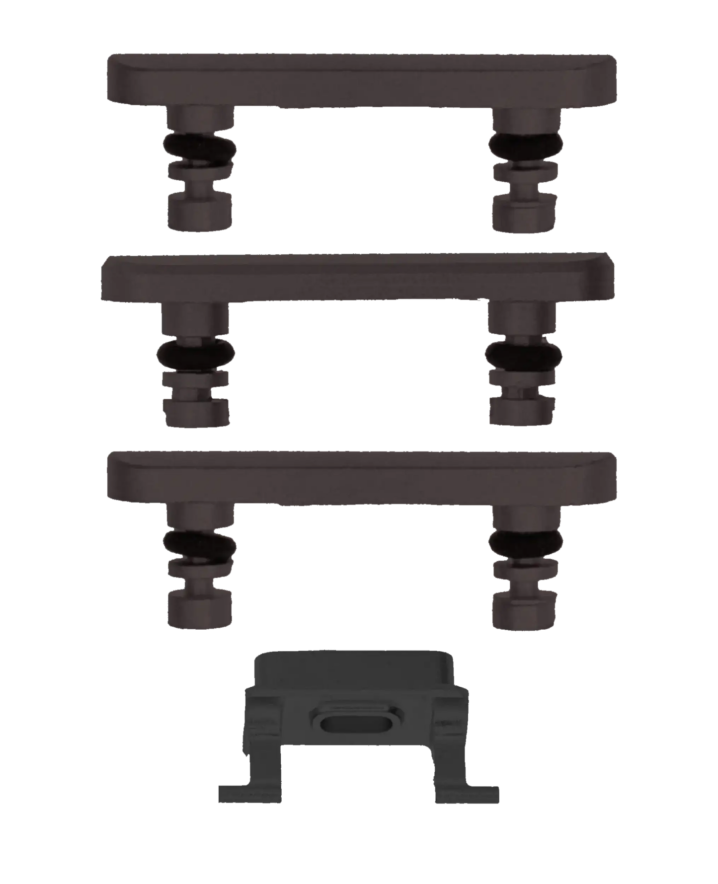 Hard Buttons (Power / Volume / Switch) For iPhone 7 Plus (Space Gray)