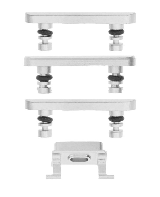 Hard Buttons (Power / Volume / Switch) For iPhone 7 Plus (Silver)