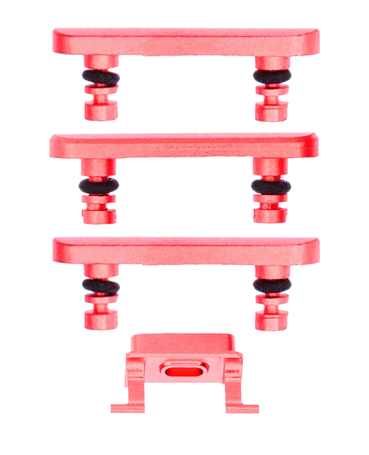 Hard Buttons (Power / Volume / Switch) For iPhone 7 Plus (Red)
