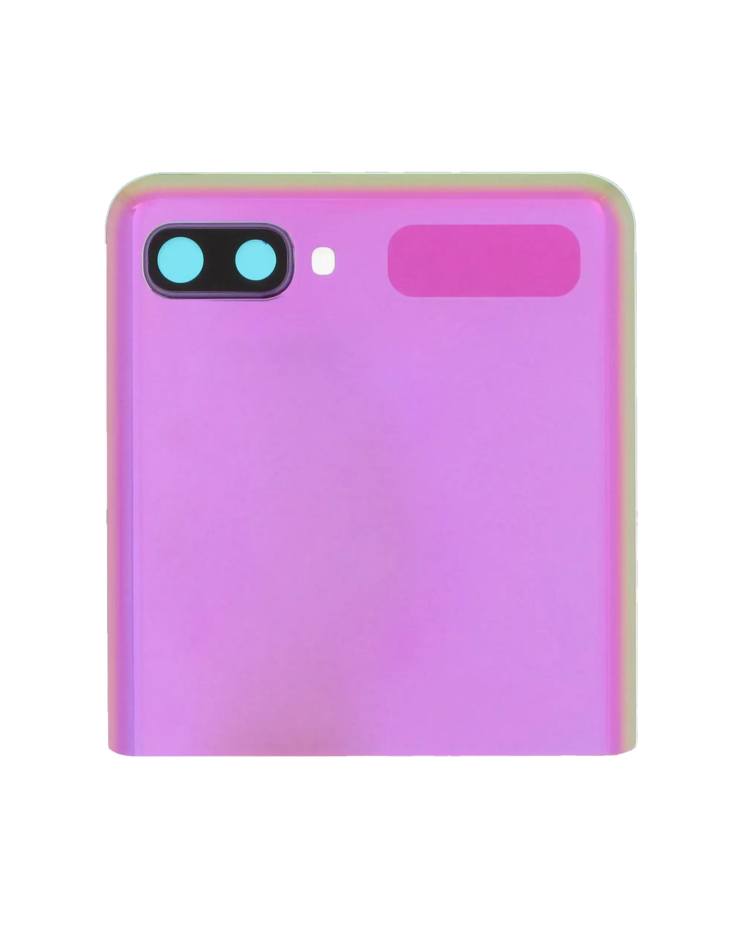 Outer OLED Assembly With Frame For Samsung Galaxy Z Flip 4G (F700) / Z Flip 5G (F707) (Service Pack) (Mirror Purple) - Side View