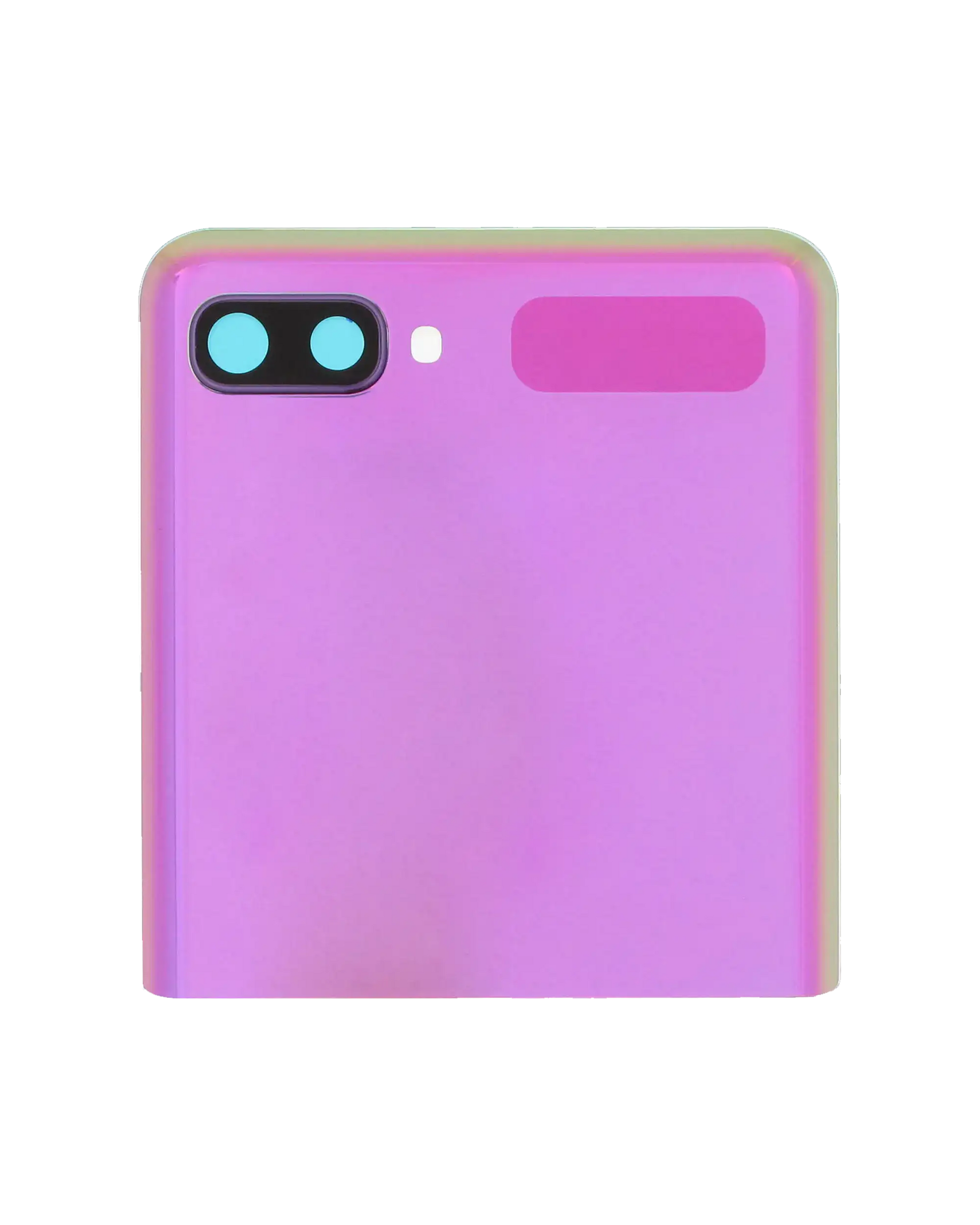 Outer OLED Assembly With Frame For Samsung Galaxy Z Flip 4G (F700) / Z Flip 5G (F707) (Service Pack) (Mirror Purple) - Side View
