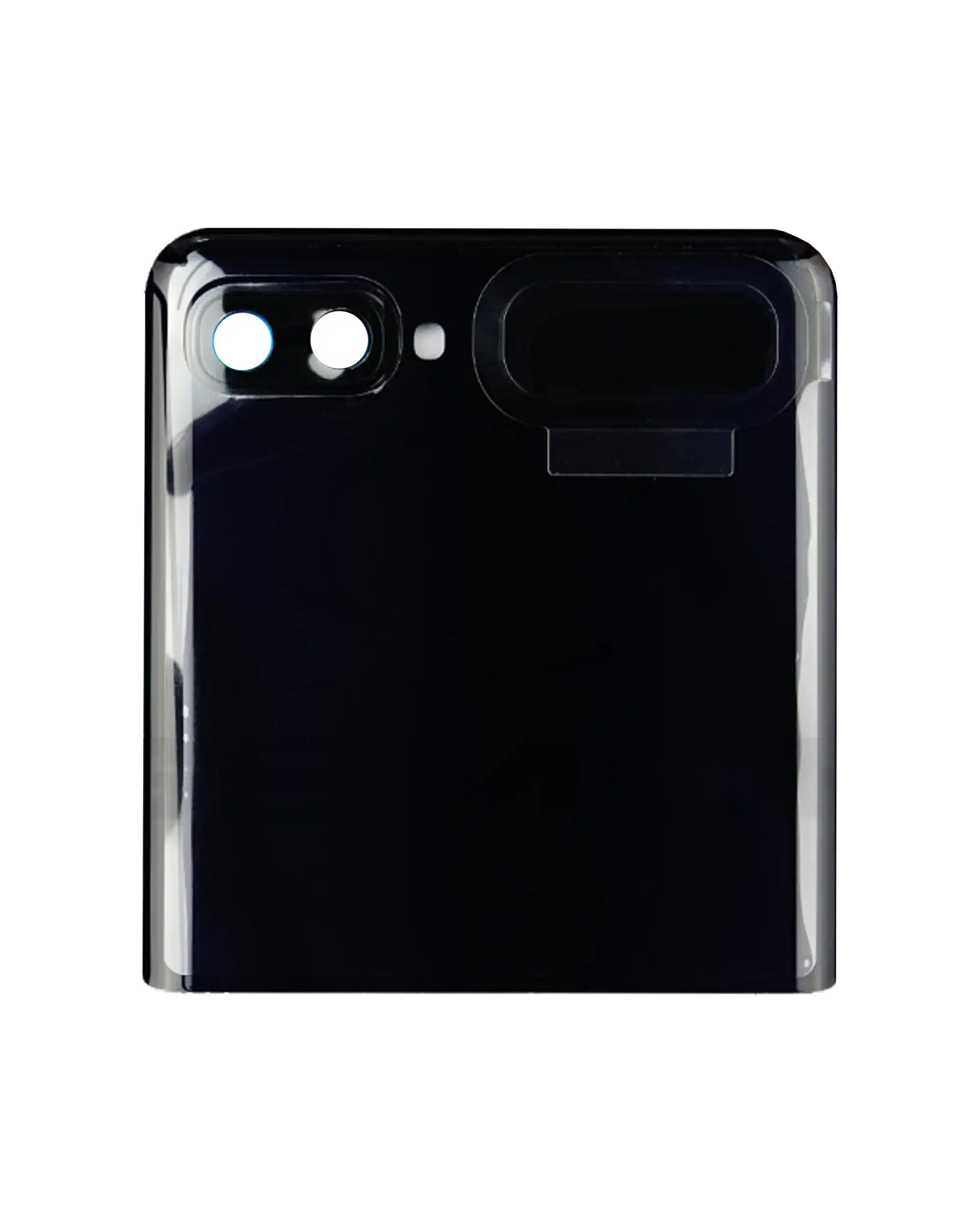 Outer OLED Assembly With Frame For Samsung Galaxy Z Flip 4G (F700) / Z Flip 5G (F707) (Service Pack) (Mirror Black) - Back View | Tech Drip Canada