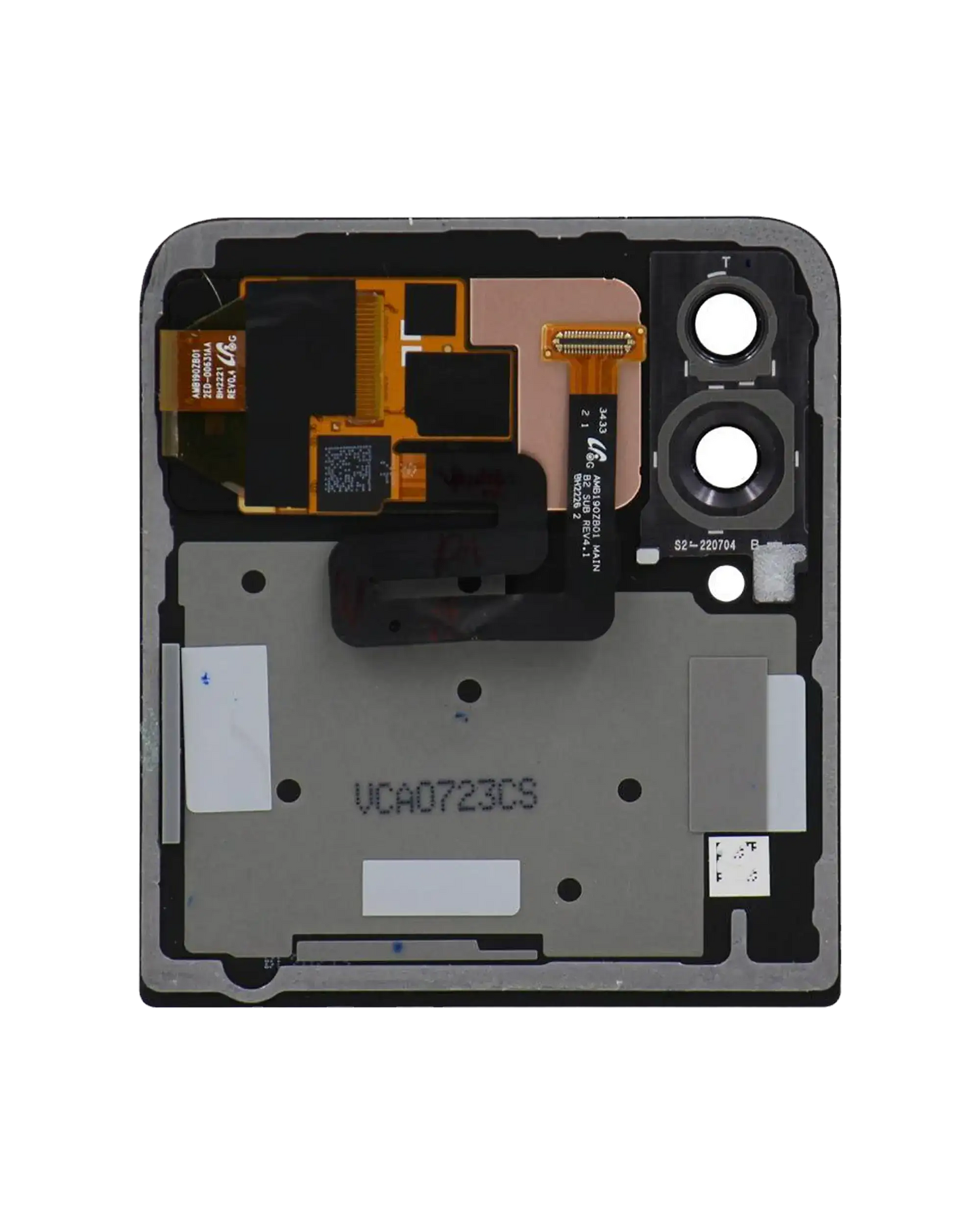 Buy Outer OLED Assembly For Samsung Galaxy Z Flip 4 5G (Service Pack) (Bora Purple) - High Quality Replacement Part - View 2 | TechDrip Canada