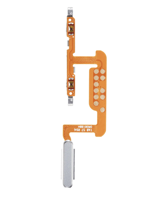 Power & Fingerprint Reader With Flex Cable Compatible For Samsung Galaxy Tab S7 11" (T870 / T875 / T876) (2020) (Mystic Silver) - product image 1