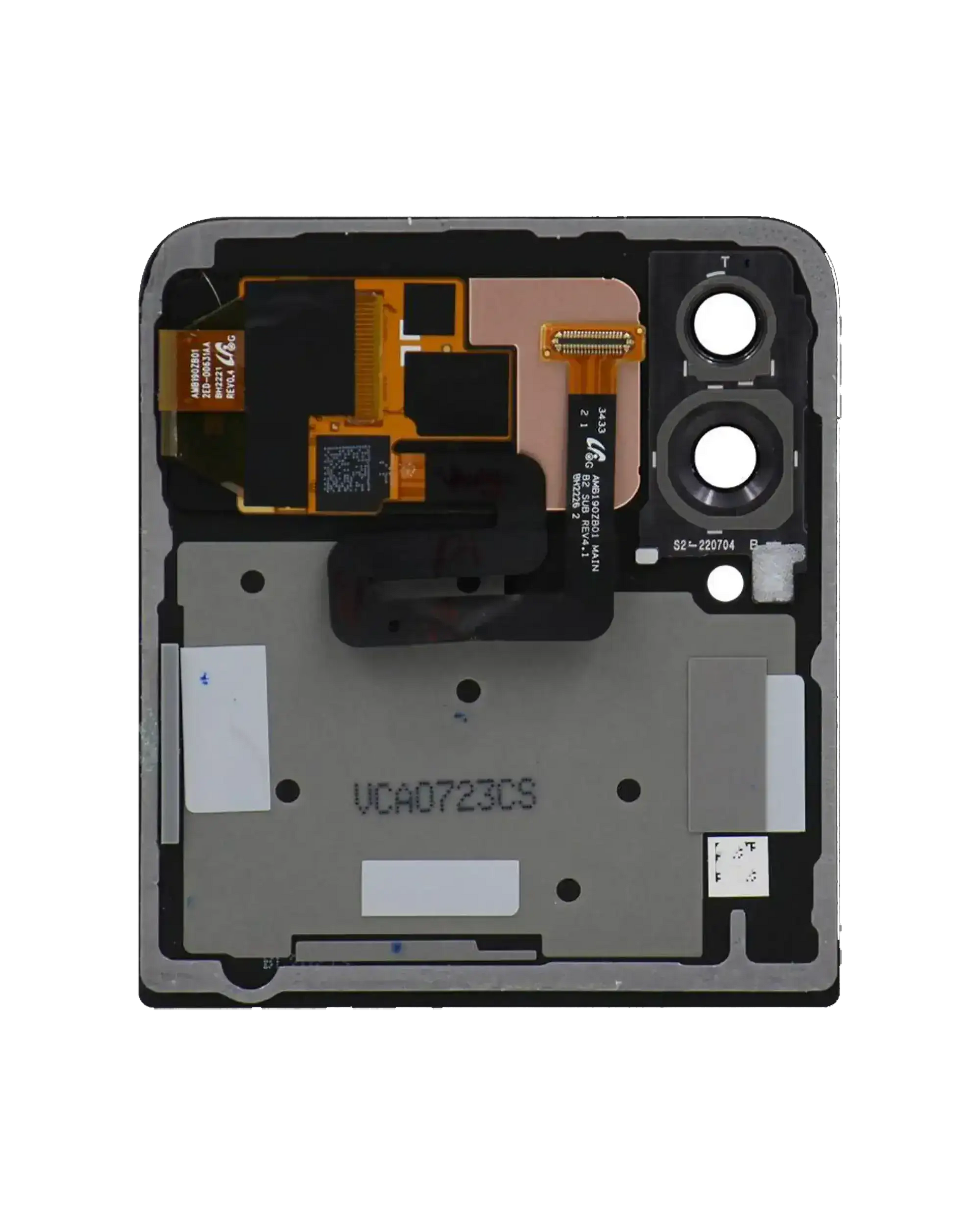 Buy Outer OLED Assembly For Samsung Galaxy Z Flip 4 5G (Service Pack) (Navy) - High Quality Replacement Part - View 3 | TechDrip Canada