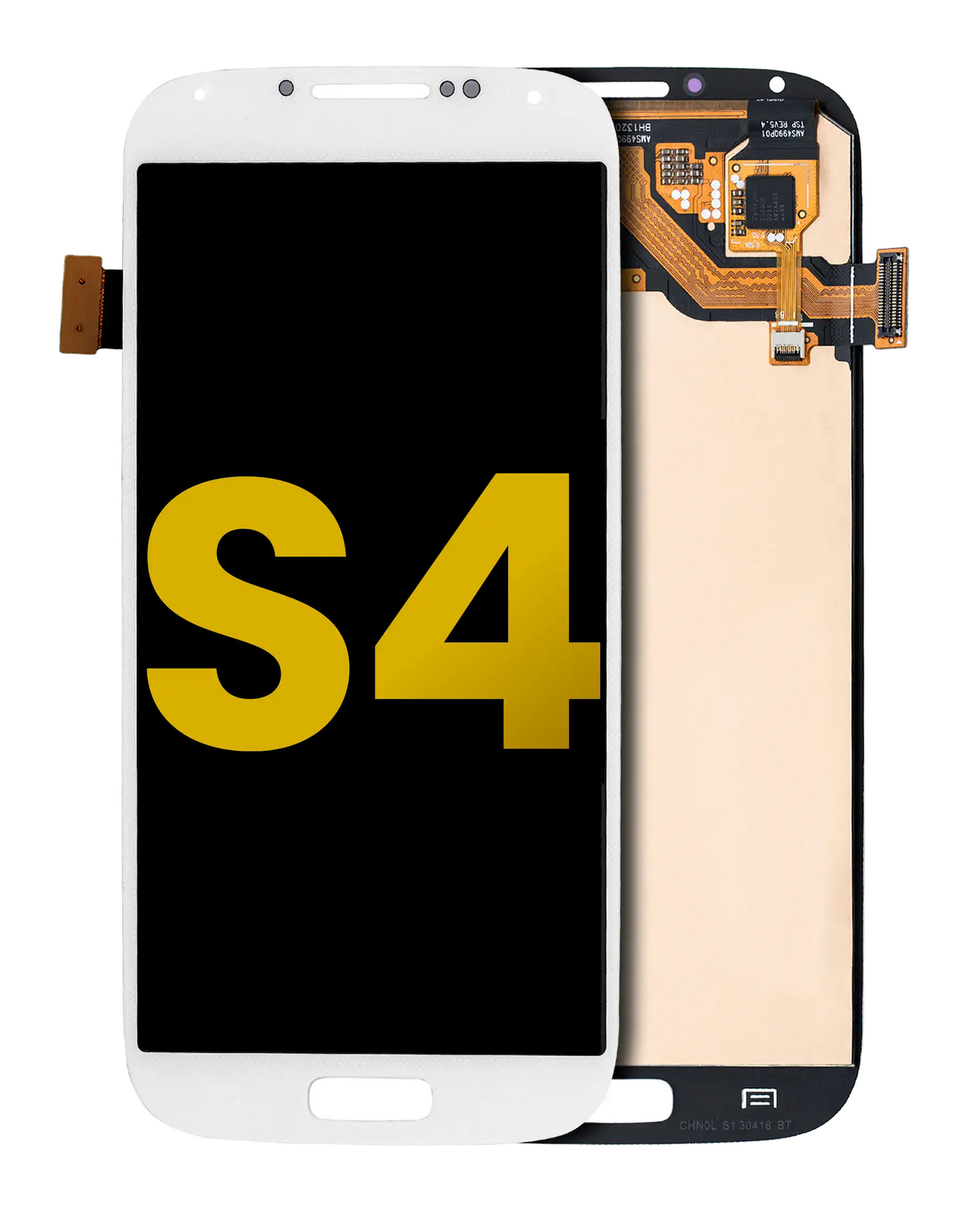 OLED Assembly Without Frame For Samsung Galaxy S4 (Refurbished) (White)