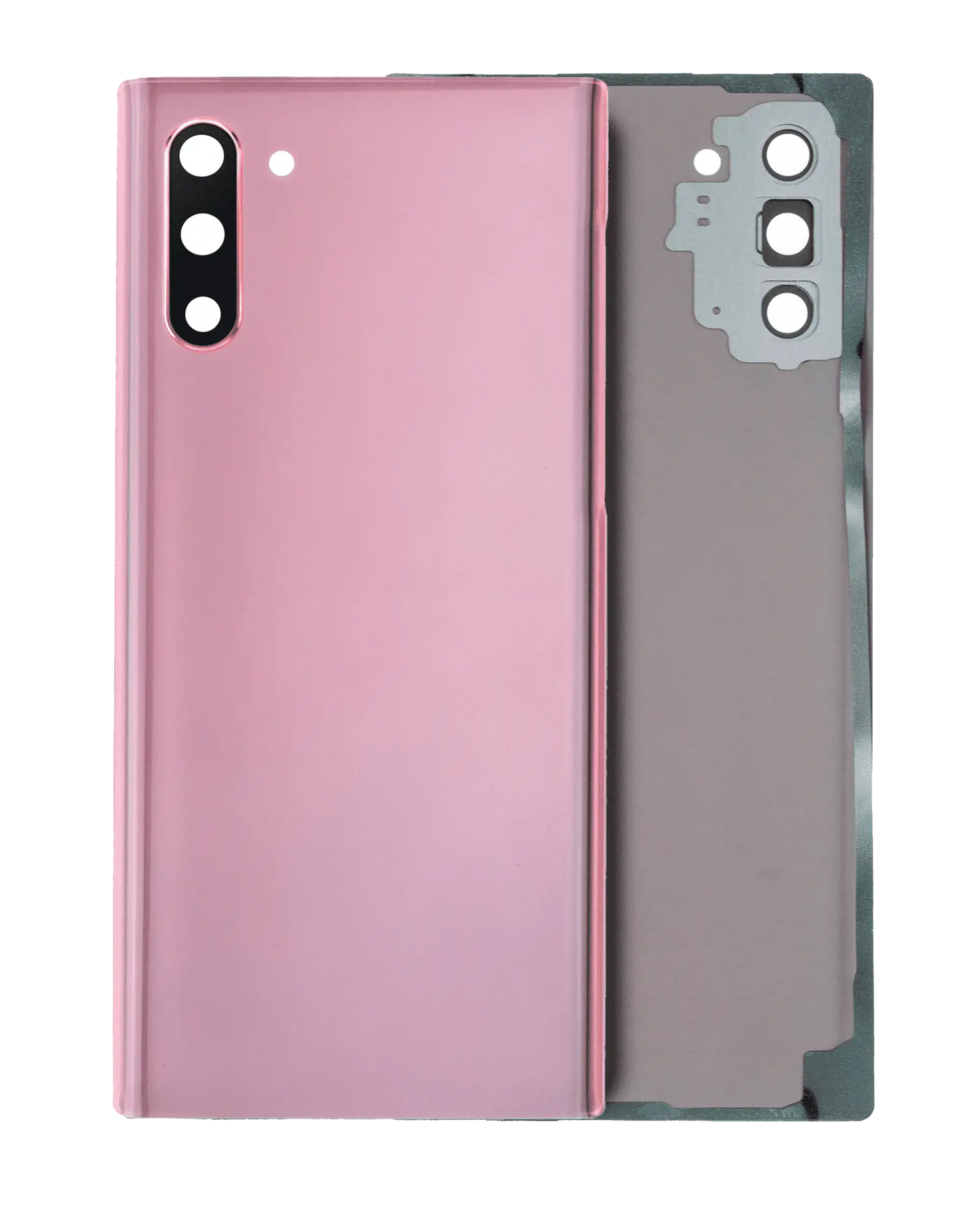 Back Cover Glass With Camera Lens For Samsung Galaxy Note 10 (Service Pack) (Aura Pink)