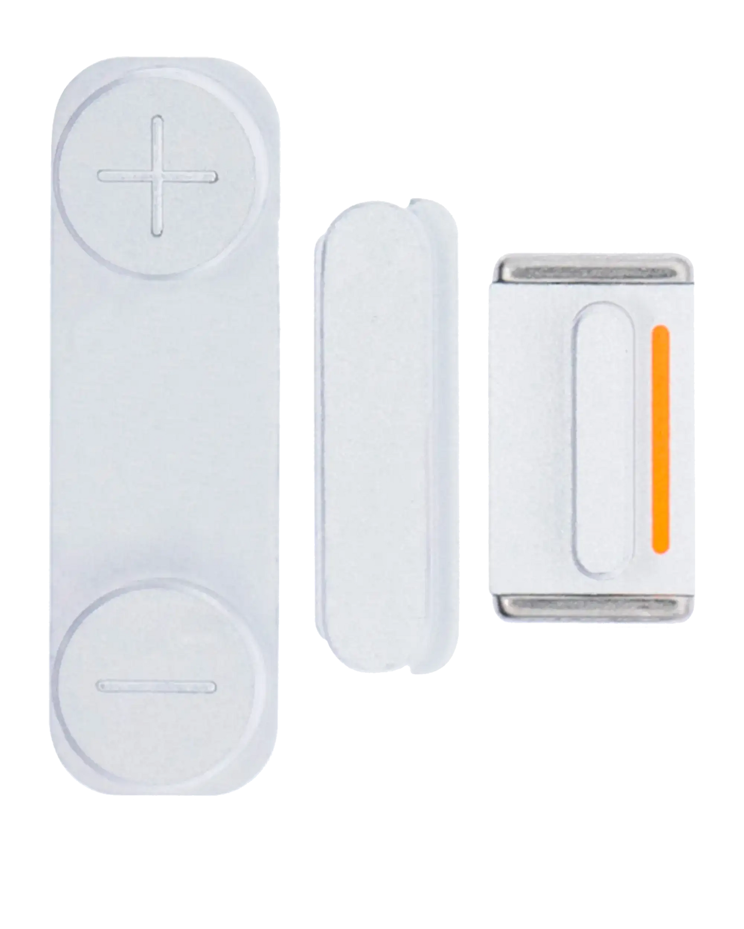 Hard Buttons Set (Power / Volume / Vibrator) For iPhone 5 (Silver)