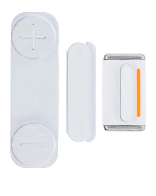 Hard Buttons Set (Power / Volume / Vibrator) For iPhone 5 (Silver)