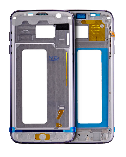 Mid-Frame Housing For Samsung Galaxy S7 Edge (With Small Parts) (Black)