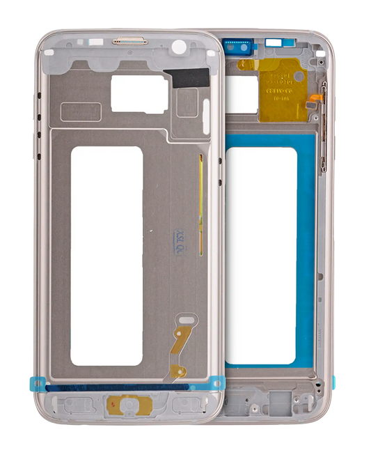 Mid-Frame Housing For Samsung Galaxy S7 Edge (With Small Parts) (Gold)