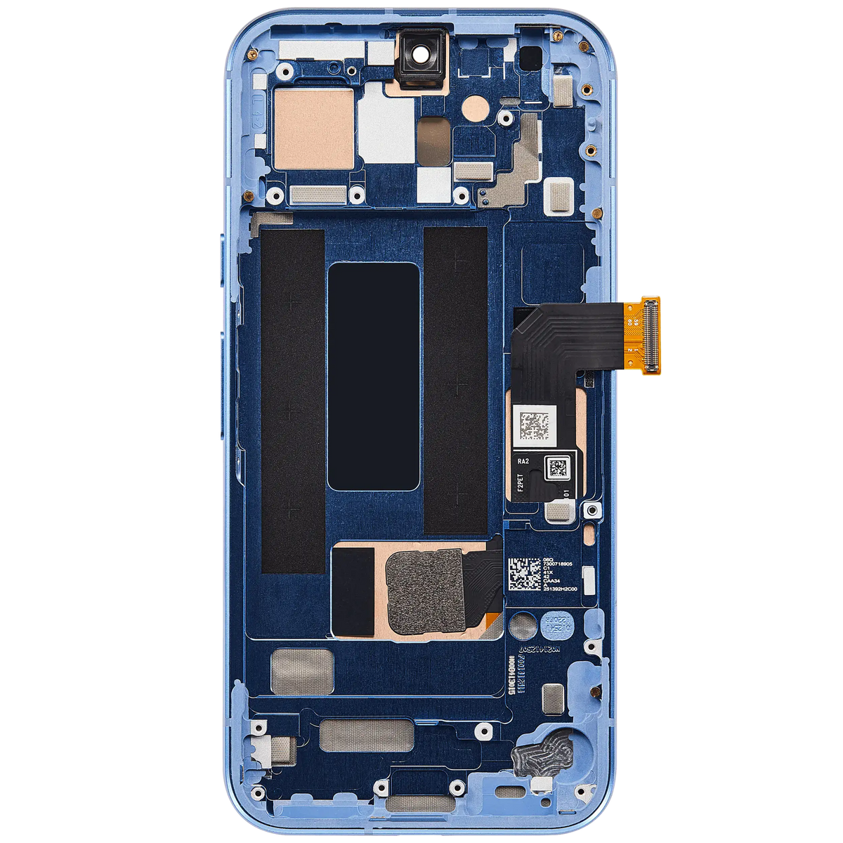 OLED Assembly With Frame (With Fingerprint Sensor ) For Google Pixel 8A (Refurbished) (Bay) - phone repair component product image