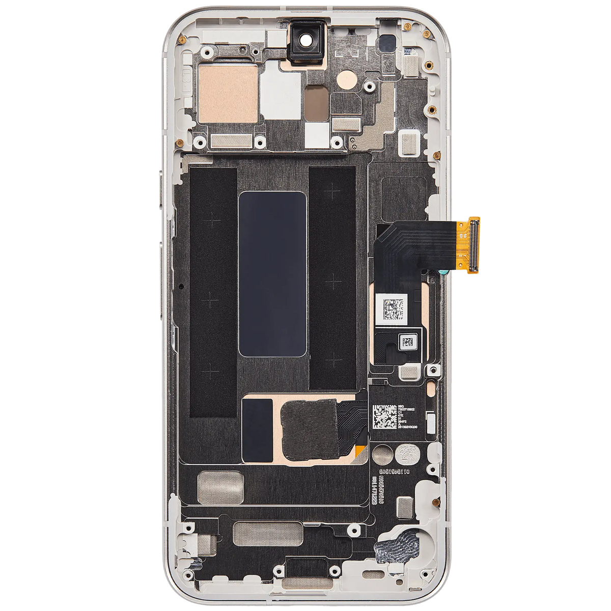 OLED Assembly With Frame (With Fingerprint Sensor ) For Google Pixel 8A (Refurbished) (Porcelain) - phone repair component product image