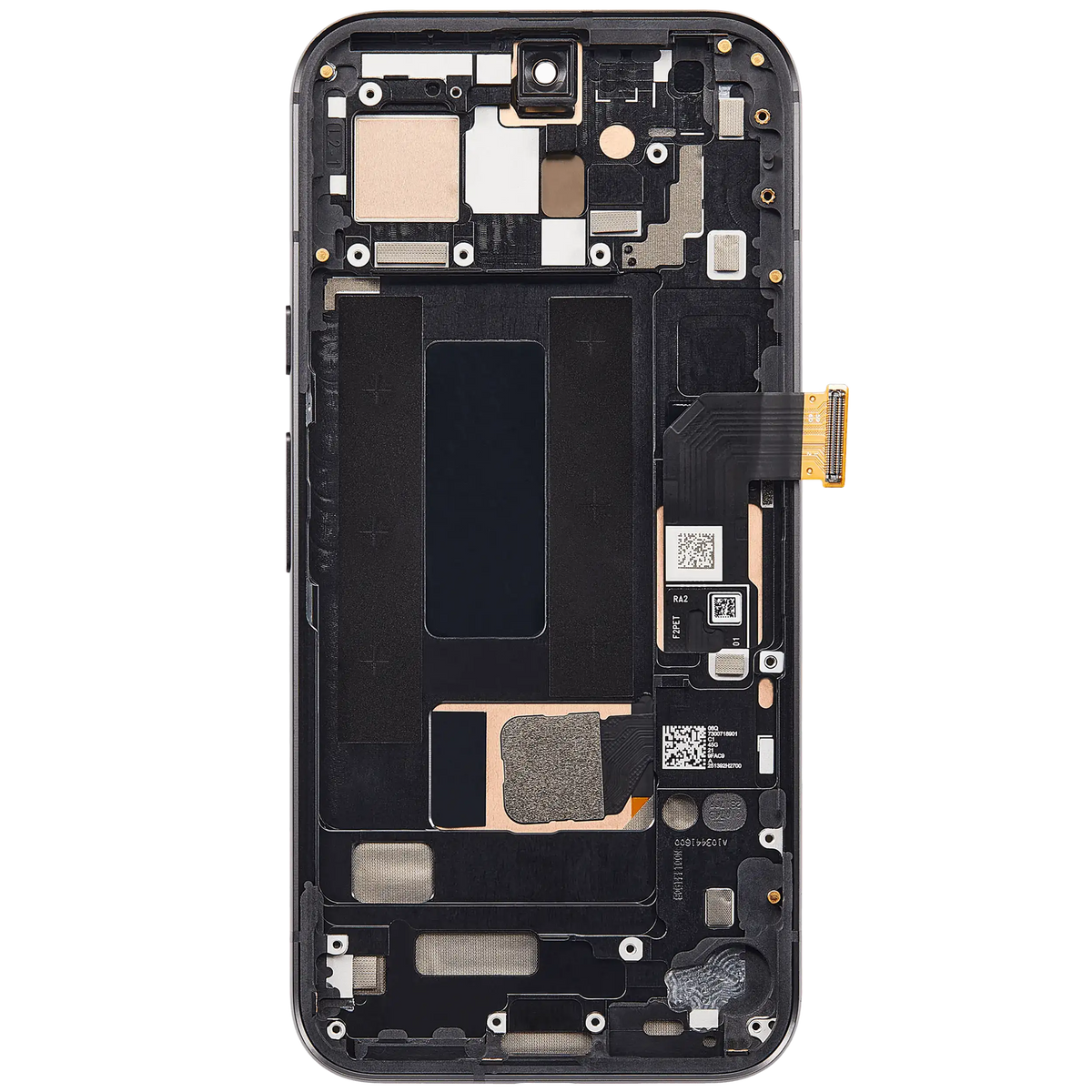 OLED Assembly With Frame (With Fingerprint Sensor ) For Google Pixel 8A (Refurbished) (Obsidian) - phone repair component product image