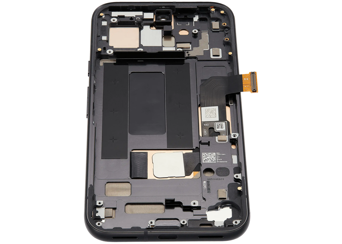 OLED Assembly With Frame (With Fingerprint Sensor ) For Google Pixel 8A (Refurbished) (Obsidian) - replacement component detail view