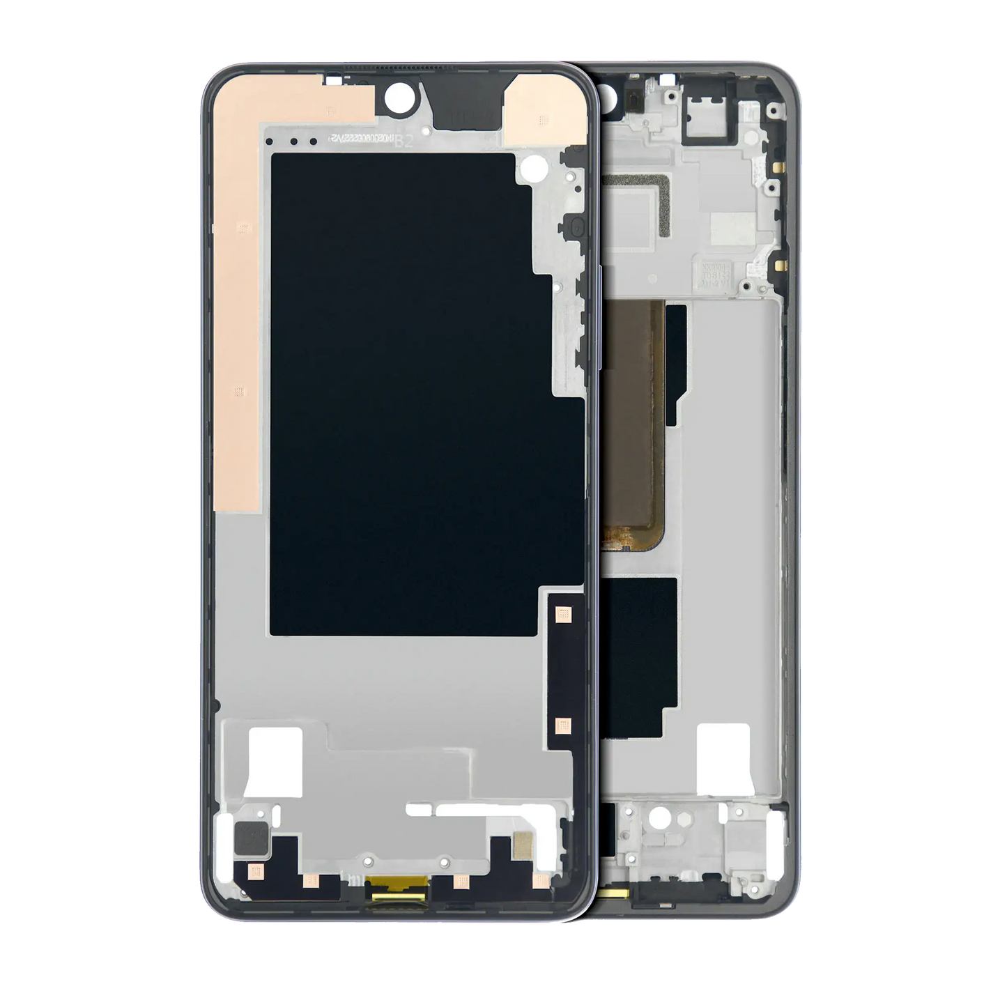 Mid-Frame Housing With Power Button Flex For Motorola Moto G Power (XT2117 / 2021) (Flash Gray) replacement part for compatible Motorola phone, SKU 107081016854, product image 1