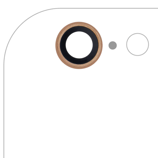 Back Camera Lens For iPhone 6 / 6S (Gold) (10 Pack) (Real Sapphire l Premium)