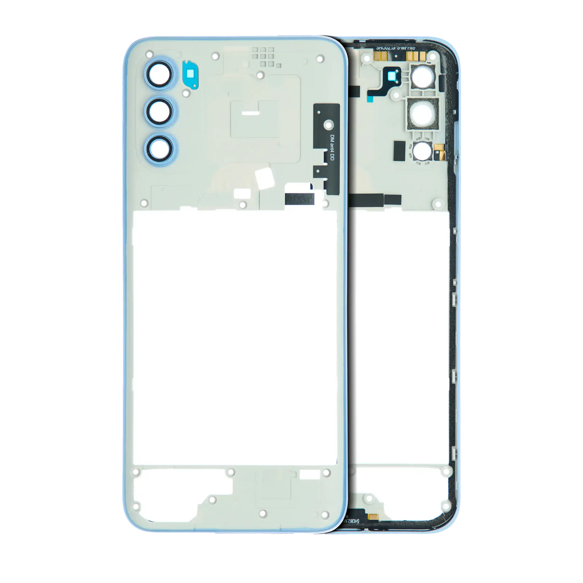 Mid-Frame Housing For Motorola Moto G71 5G (XT2169 / 2022) (Arctic Blue) replacement part SKU 107082107929 image 1