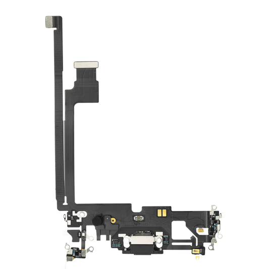 Charging Port Flex Cable For iPhone 12 Pro Max (Used OEM Pull) (Graphite)