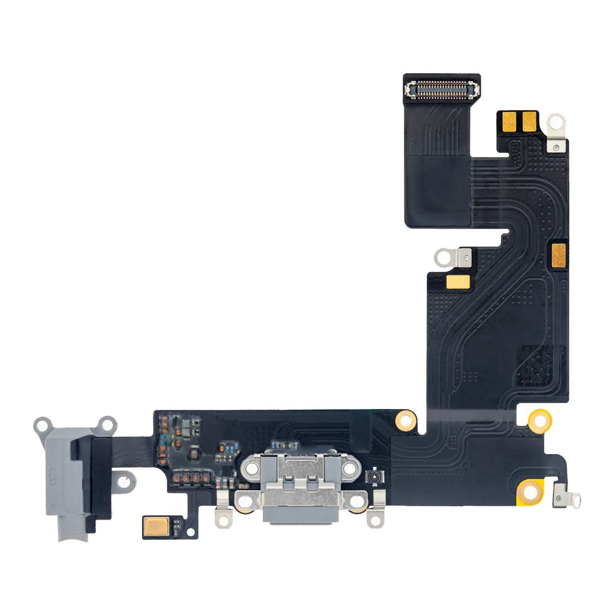 Charging Port Flex Cable For iPhone 6 Plus (Aftermarket) (Space Gray)