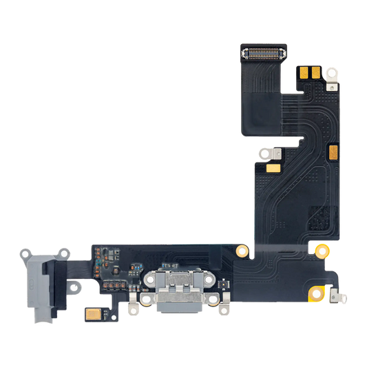 Charging Port Flex Cable For iPhone 6 Plus (Aftermarket) (Space Gray)