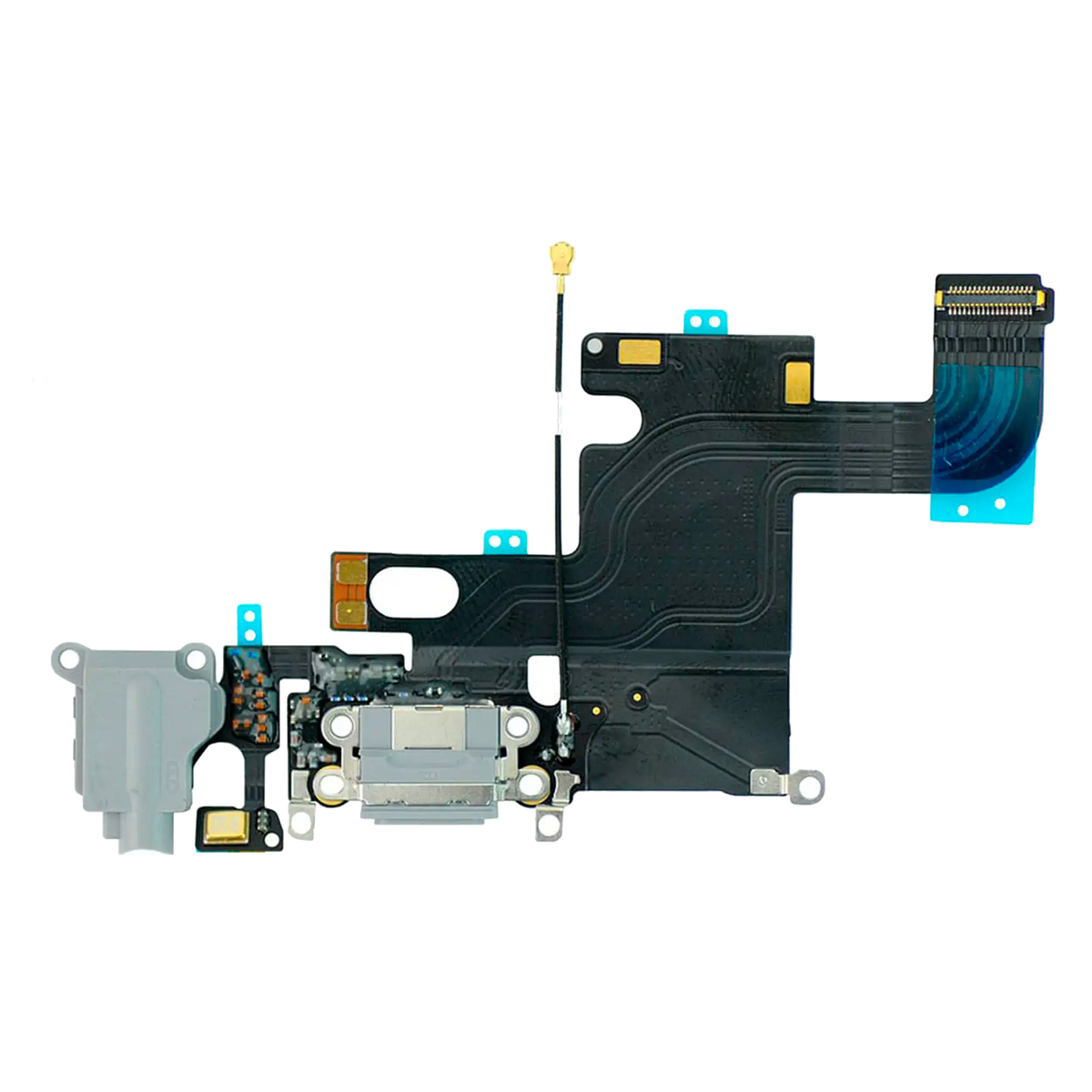 Charging Port Flex Cable For iPhone 6 (Aftermarket) (Silver)