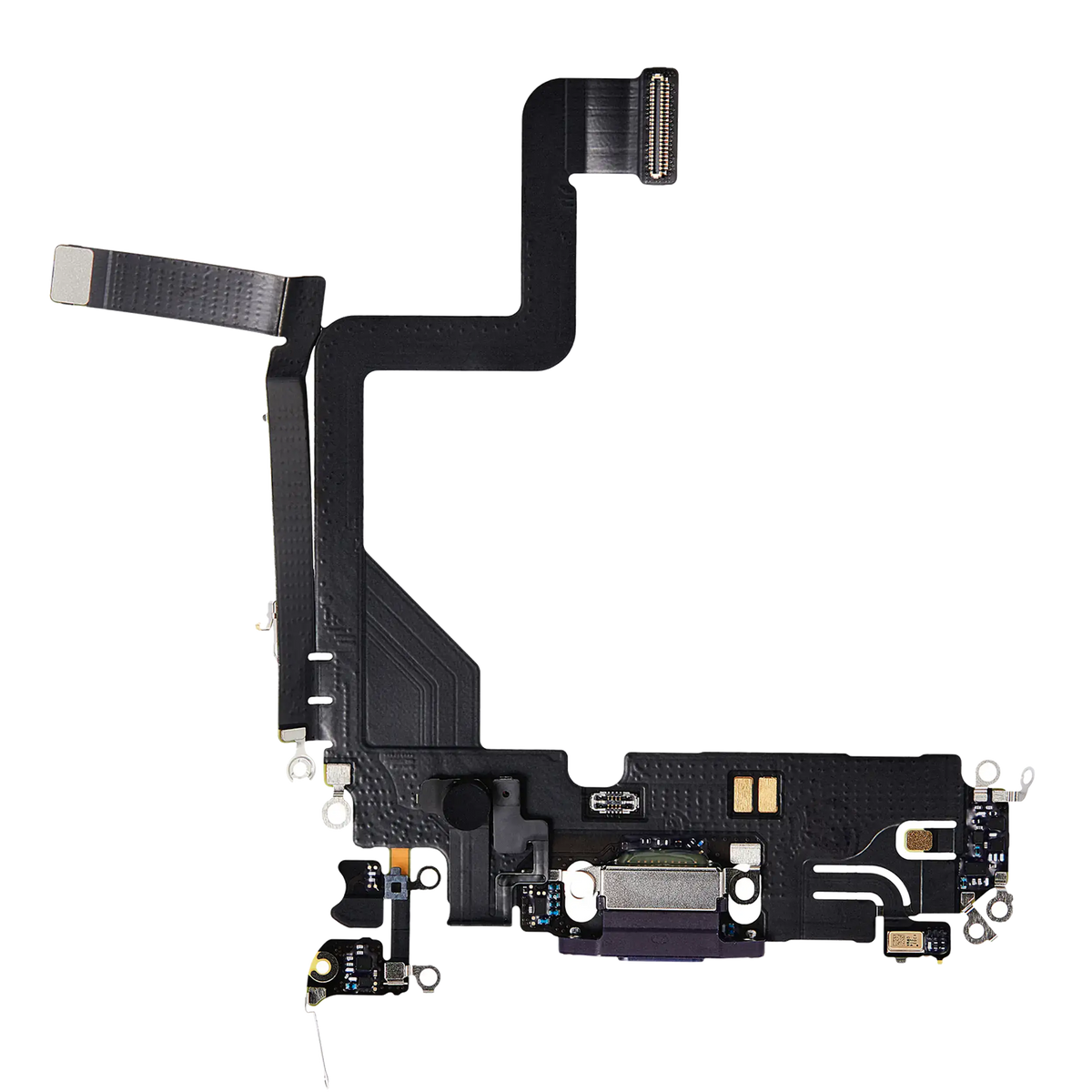 Charging Port Flex Cable For iPhone 14 Pro (Premium) (Deep Purple)