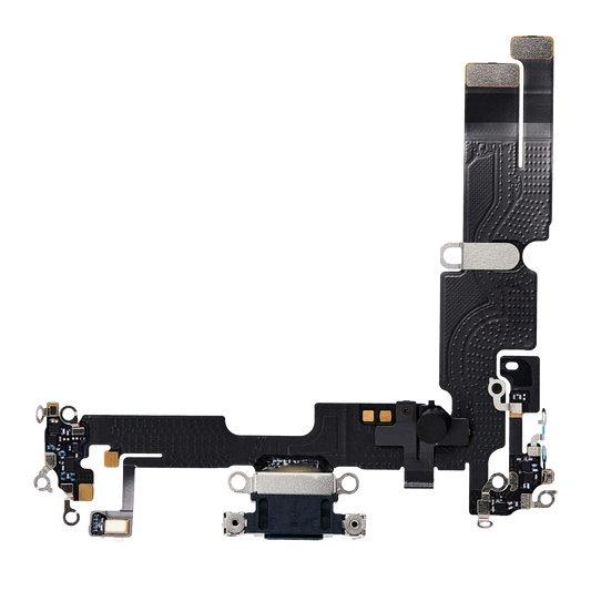Charging Port Flex Cable For iPhone 14 Plus (Premium) (Midnight)