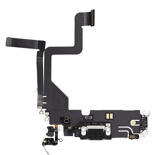 Charging Port Flex Cable For iPhone 14 Pro (Used OEM Pull) (Deep Purple)