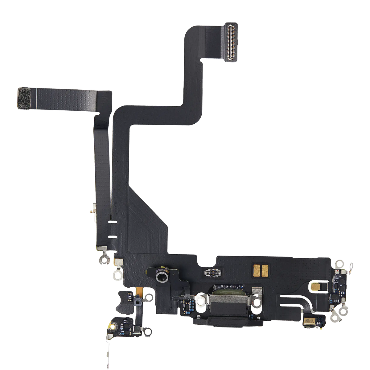 Charging Port Flex Cable For iPhone 14 Pro (Premium) (Space Black)