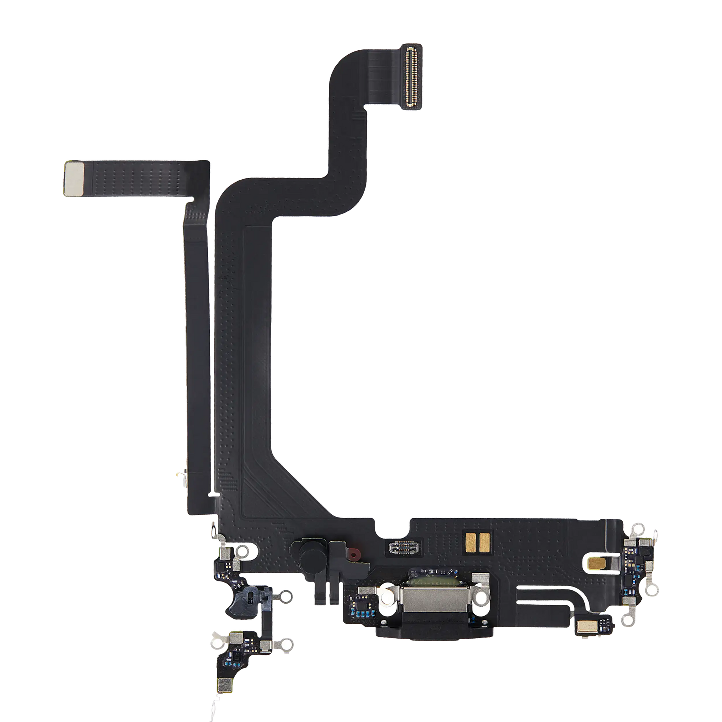 Charging Port Flex Cable For iPhone 14 Pro Max (Premium) (Space Black)