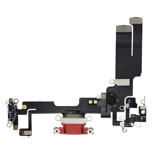 Charging Port Flex Cable For iPhone 14 (Premium) (Red)
