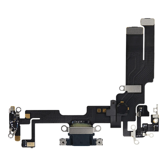 Charging Port Flex Cable For iPhone 14 (Premium) (Blue)