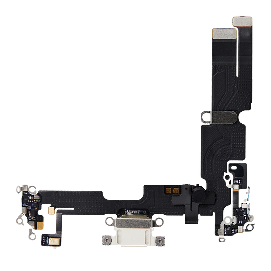 Charging Port Flex Cable For iPhone 14 Plus (Premium) (Starlight)