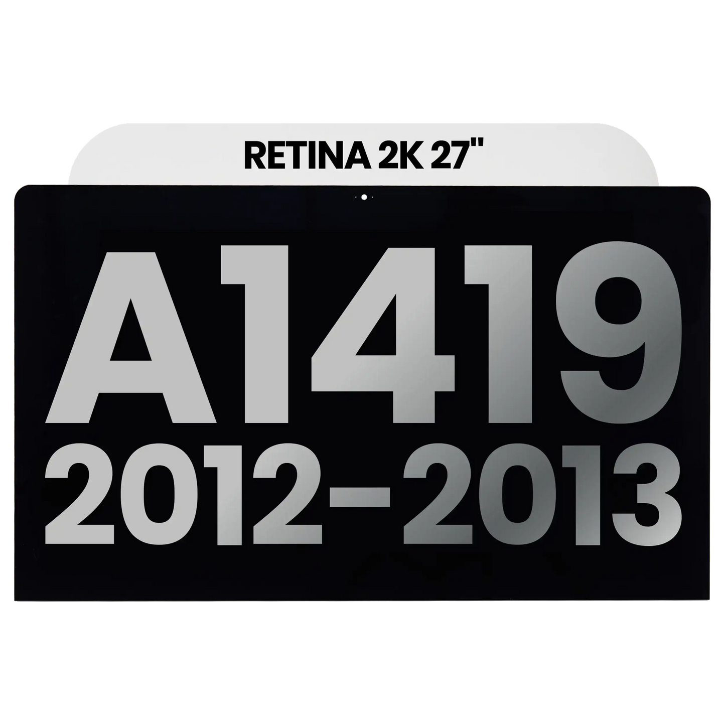 Complete LCD Display Assembly For iMac 27" 2K A1419 (2012-2013) (LM270WQ1 SDF1 / F2) (Used OEM Pull: Grade A)