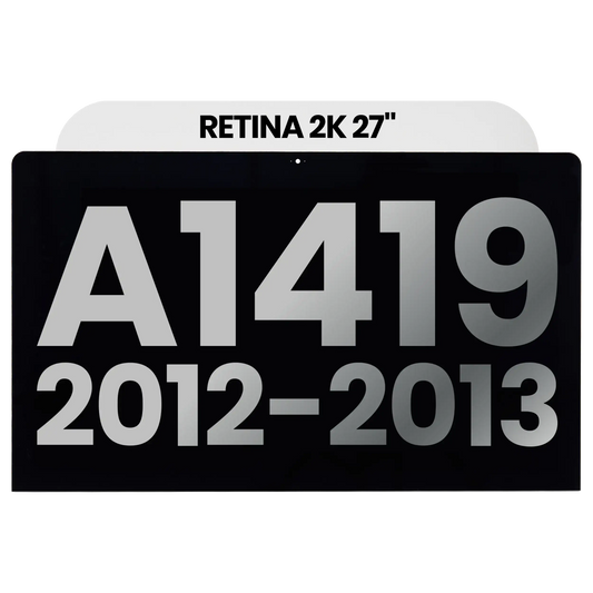 Complete LCD Display Assembly For iMac 27" 2K A1419 (2012-2013) (LM270WQ1 SDF1 / F2) (Used OEM Pull: Grade A)