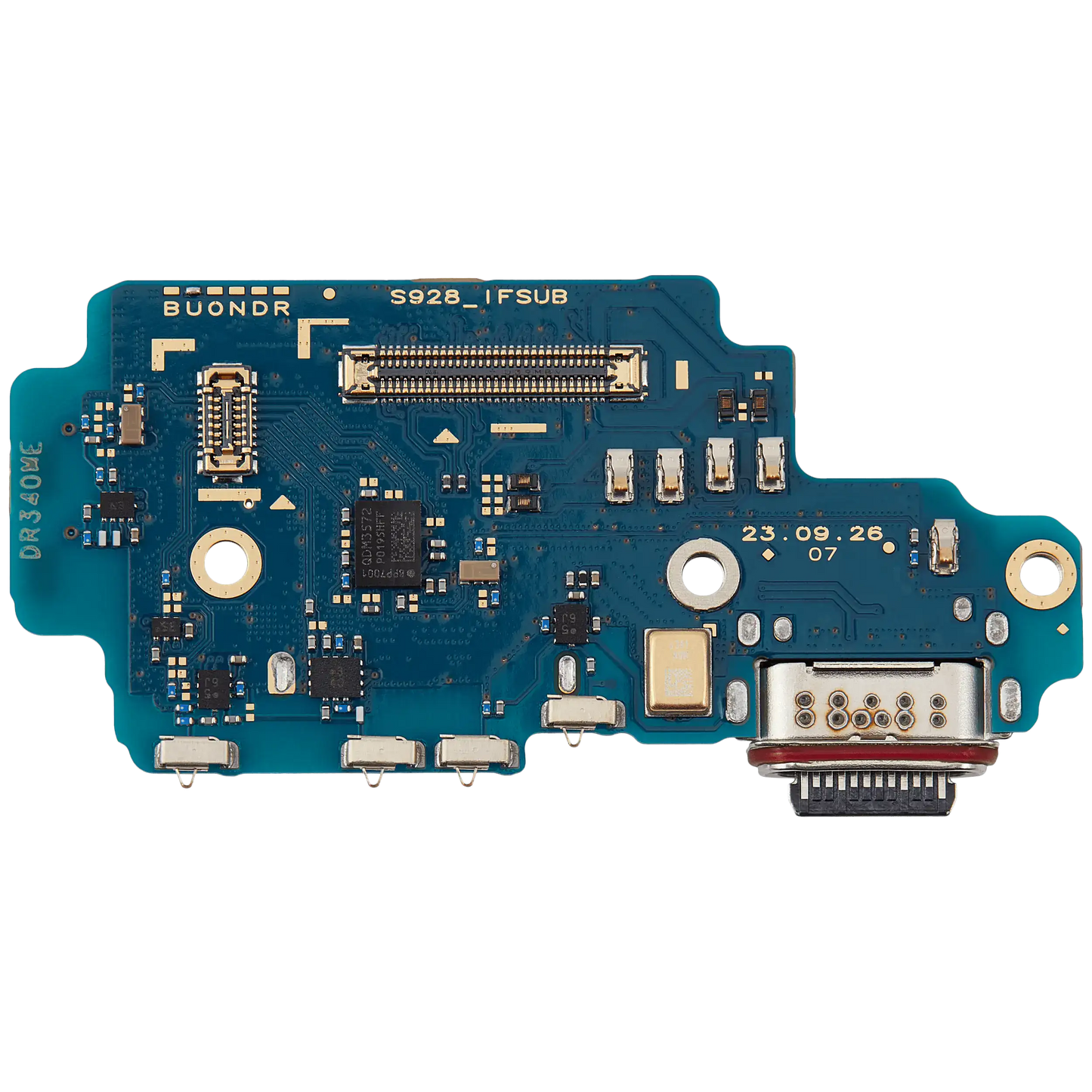 Charging Port Board With Sim Card Reader For Samsung Galaxy S24 Ultra 5G (S928U) (US Version) (Premium)