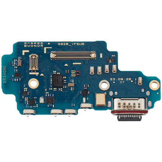 Charging Port Board With Sim Card Reader For Samsung Galaxy S24 Ultra 5G (S928U) (US Version) (Premium)