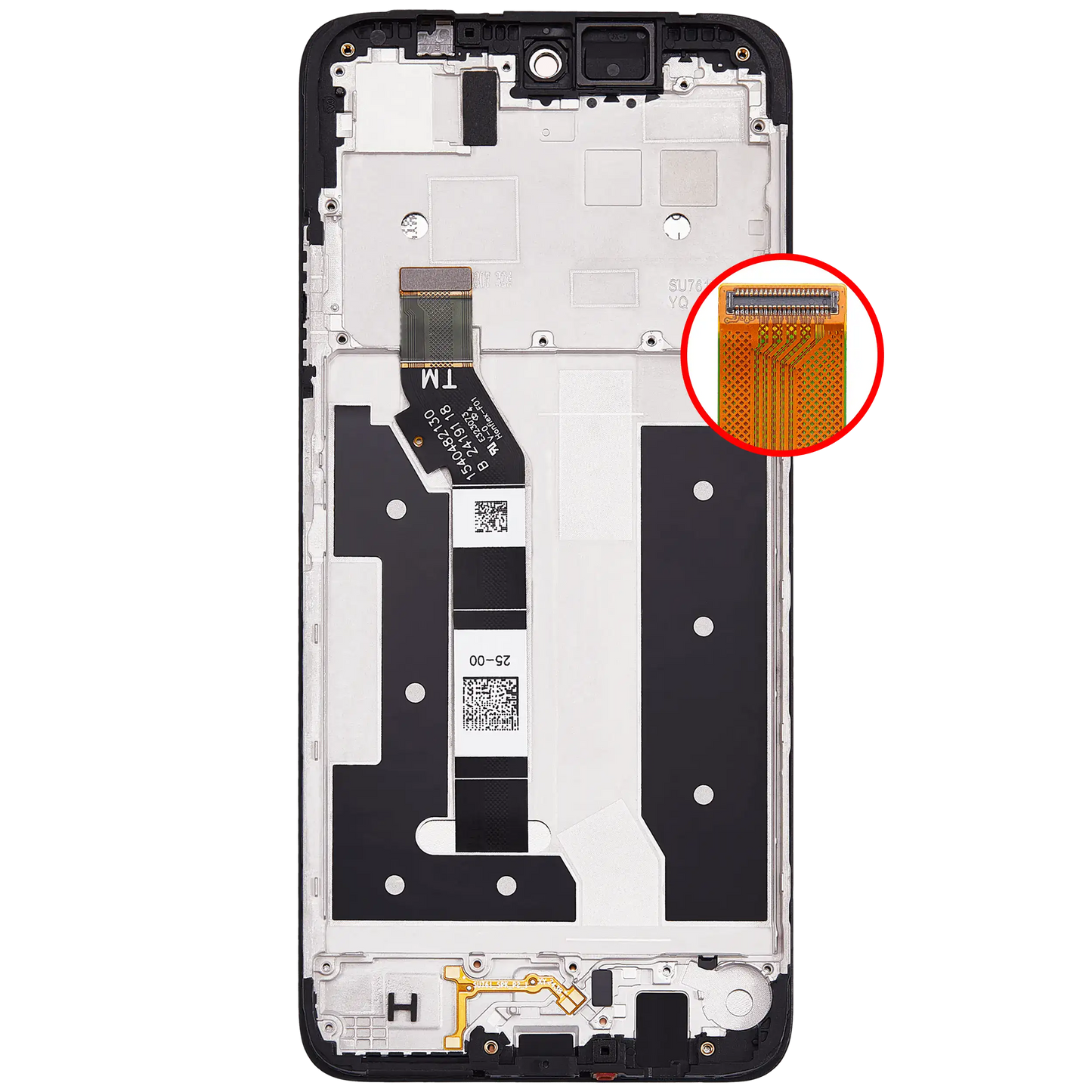 LCD Assembly With Frame For Motorola Moto G35 5G (XT2433 / 2024) (Refurbished) (All Colors) replacement part SKU 107082546332 image 8