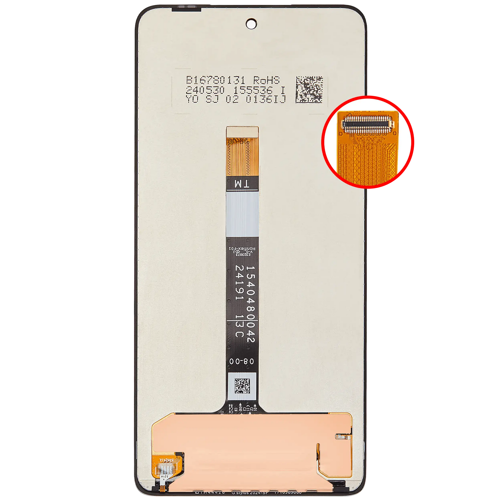 LCD Assembly Without Frame For Motorola Moto G75 5G (XT2437 / 2024) / G power (XT2515 / 2025) (Refurbished) (All replacement part SKU 107082233328 image 3