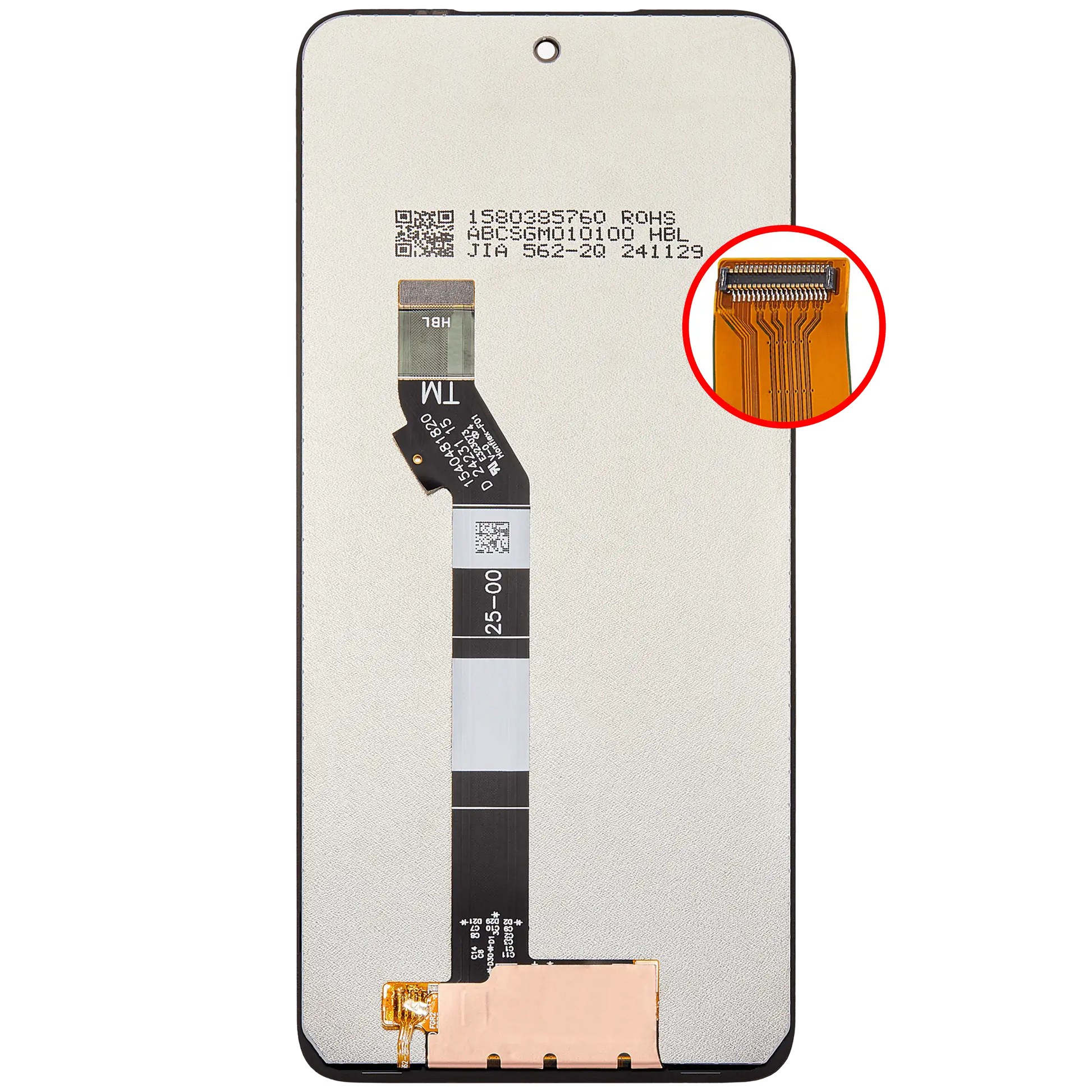 LCD Assembly Without Frame For Motorola Moto G35 5G (XT2433 / 2024) (Refurbished) (All Colors) replacement part SKU 107082233327 image 3