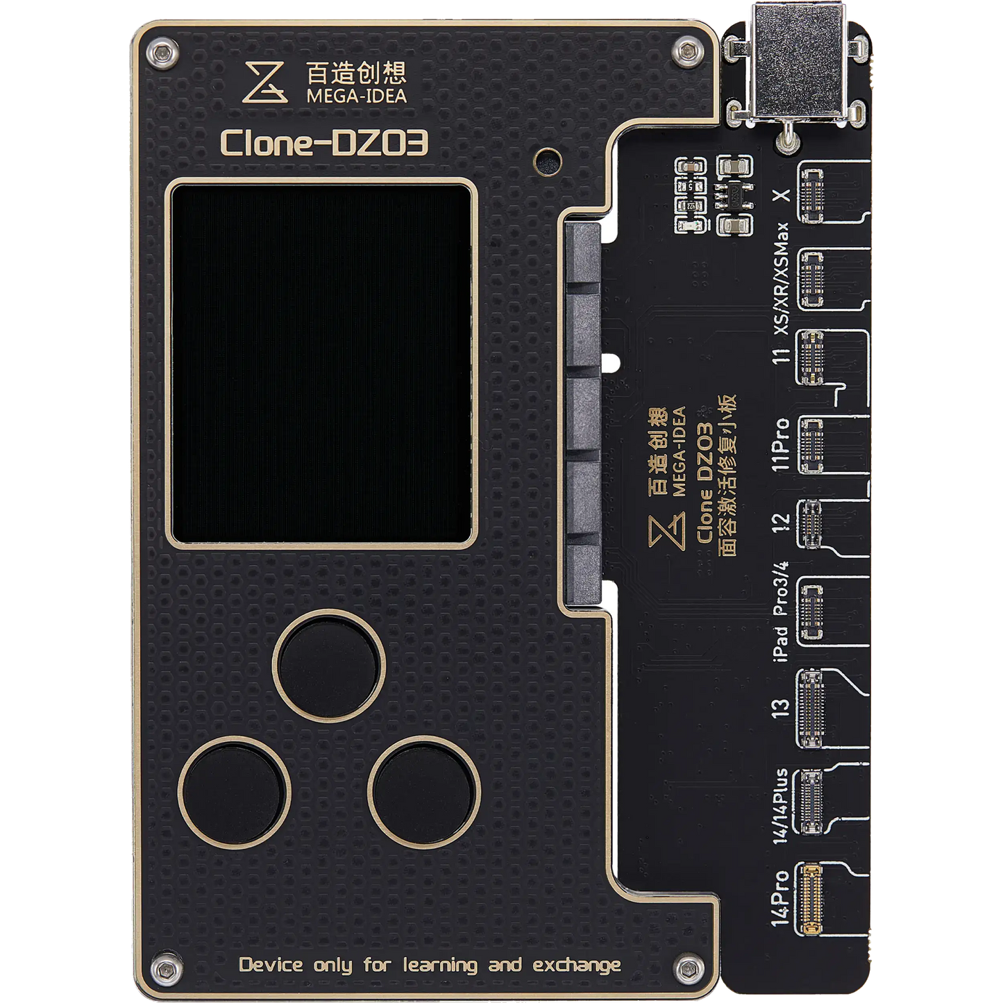 Clone-DZ03 Face ID Tag-On Flex Cable Projector Tester Tool For iPhone X-14 Pro Max (Qianli)