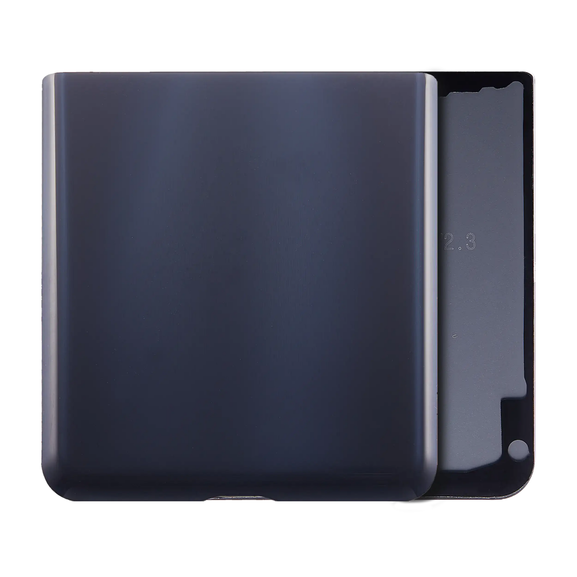 Bottom Back Cover For Samsung Galaxy Z Flip 5G (F707) (Service Pack) (Mystic Black) - Main View