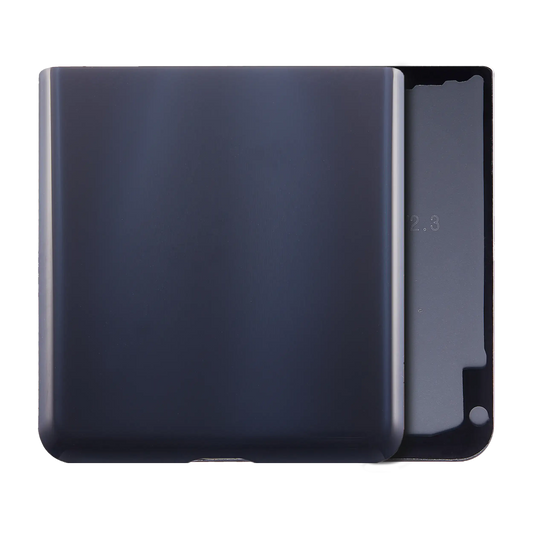 Bottom Back Cover For Samsung Galaxy Z Flip 5G (F707) (Service Pack) (Mystic Black) - Main View