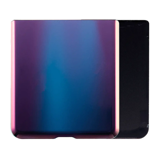Bottom Back Cover For Samsung Galaxy Z Flip 4G (F700) (Service Pack) ( Mirror Purple) - Main View | Tech Drip Canada