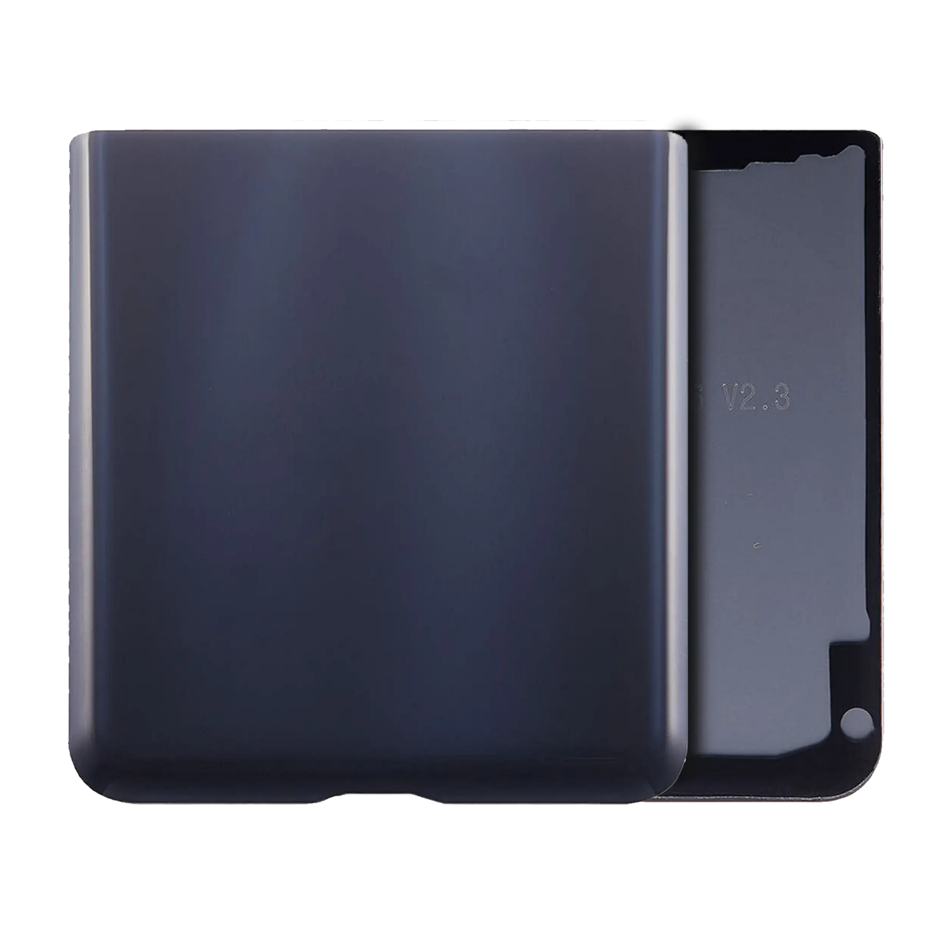 Bottom Back Cover Glass For Samsung Galaxy Z Flip 5 (Service Pack) (Graphite) - View 1 | TechDrip Canada