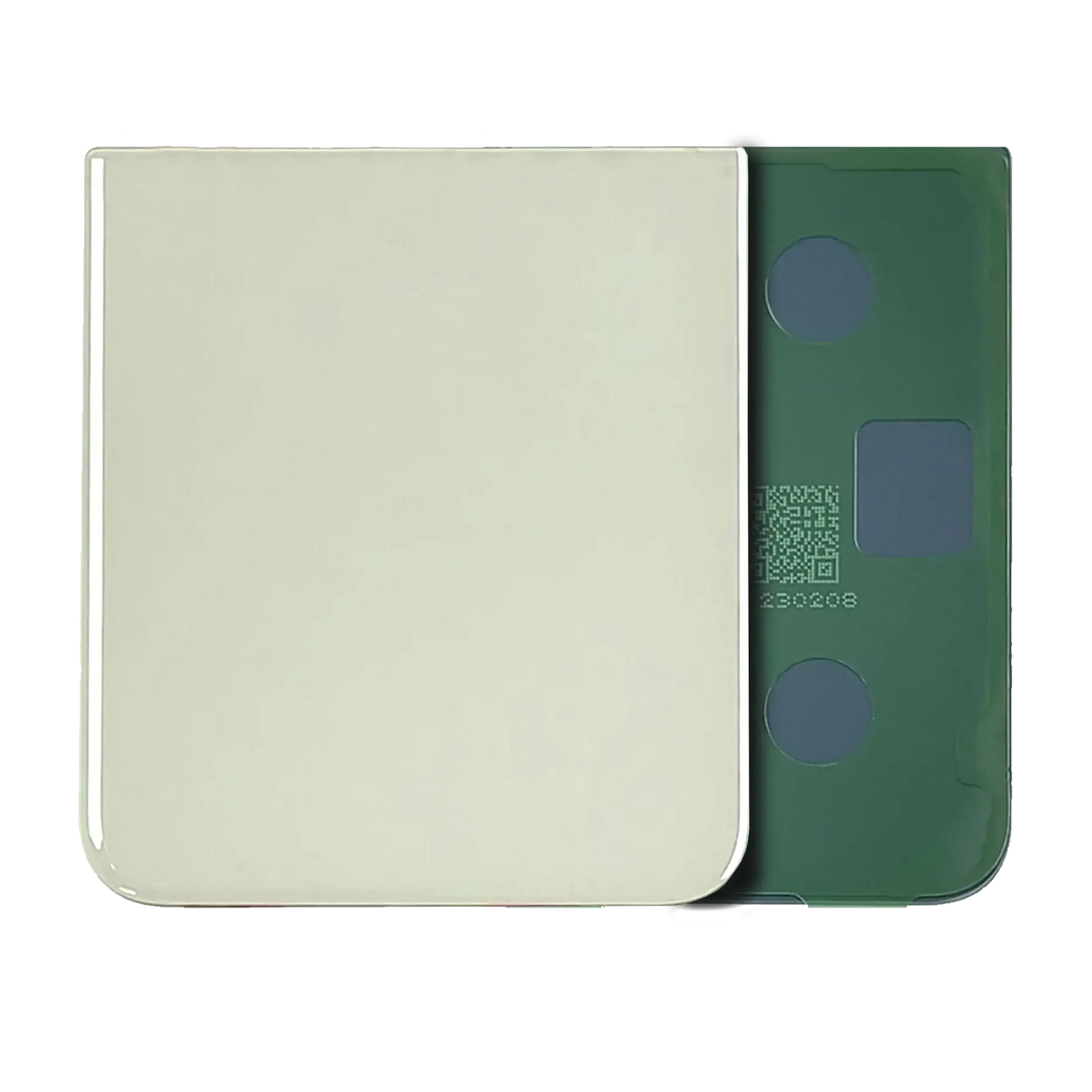 Bottom Back Cover Glass For Samsung Galaxy Z Flip 5 (Service Pack) (Yellow) - View 1 | TechDrip Canada